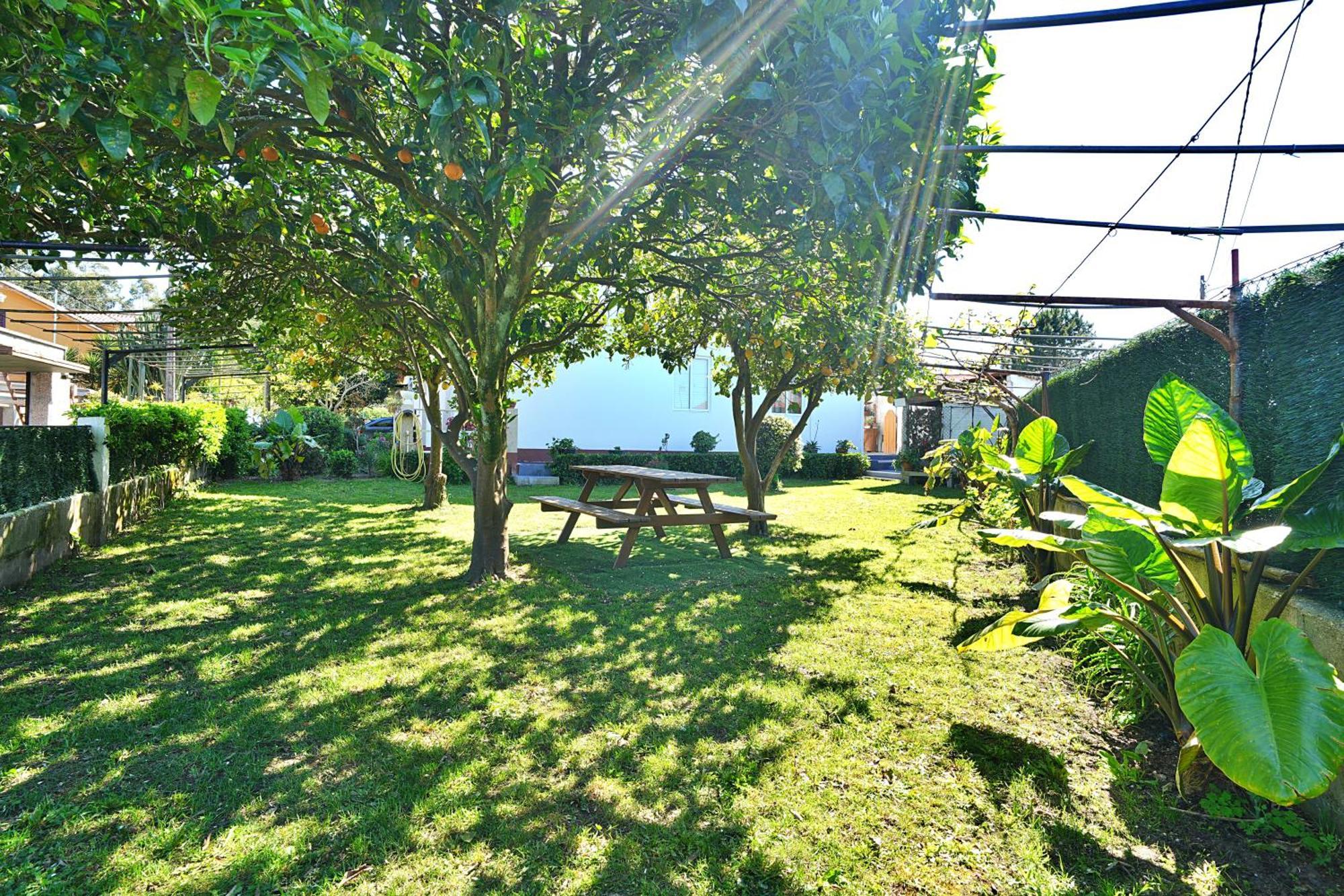 Casa Con Jardin En Vilanova De Arousa Pontevedra Exterior foto